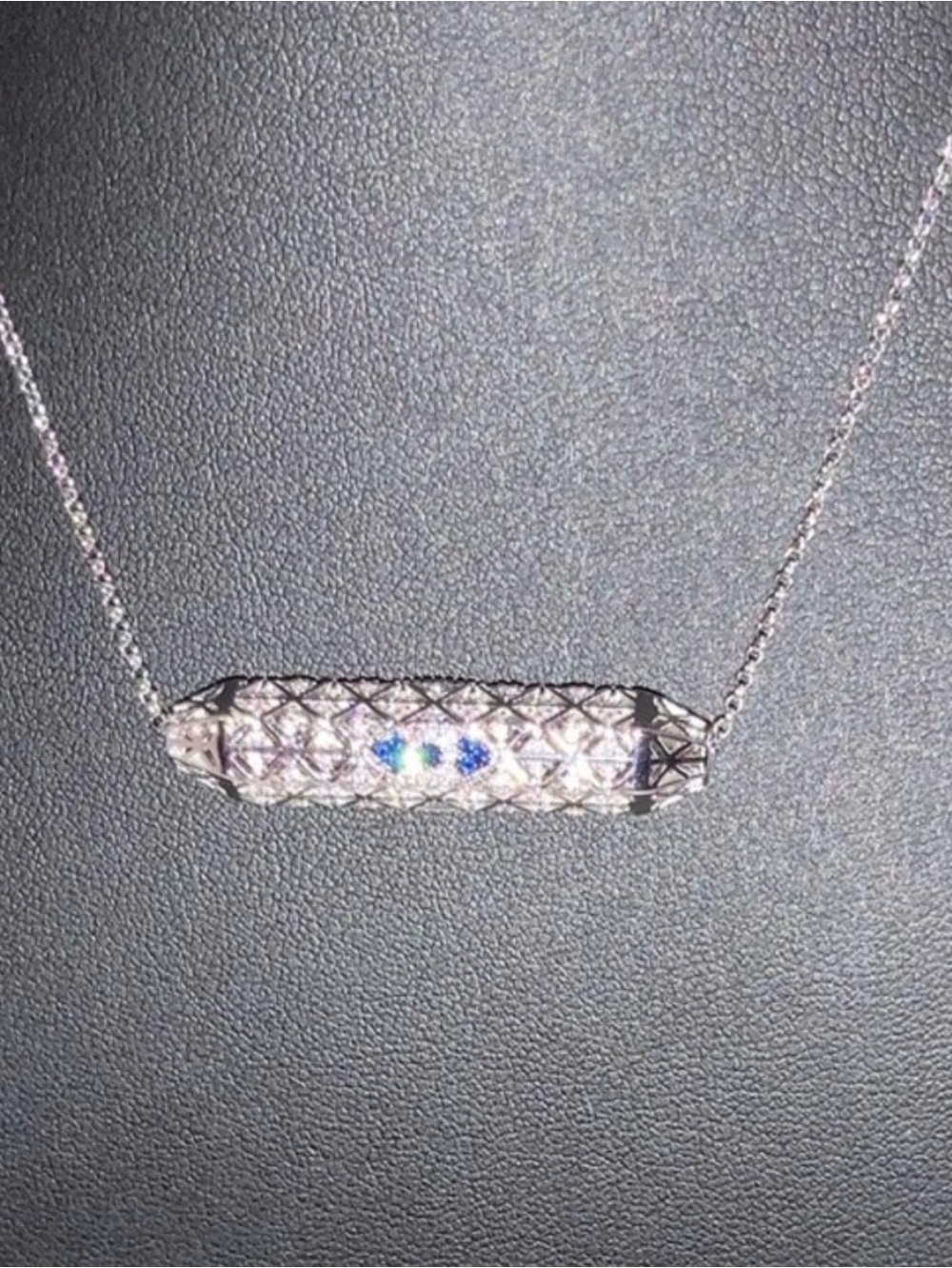 amp Evil Eye Spinner Necklace - Picture 8 of 10